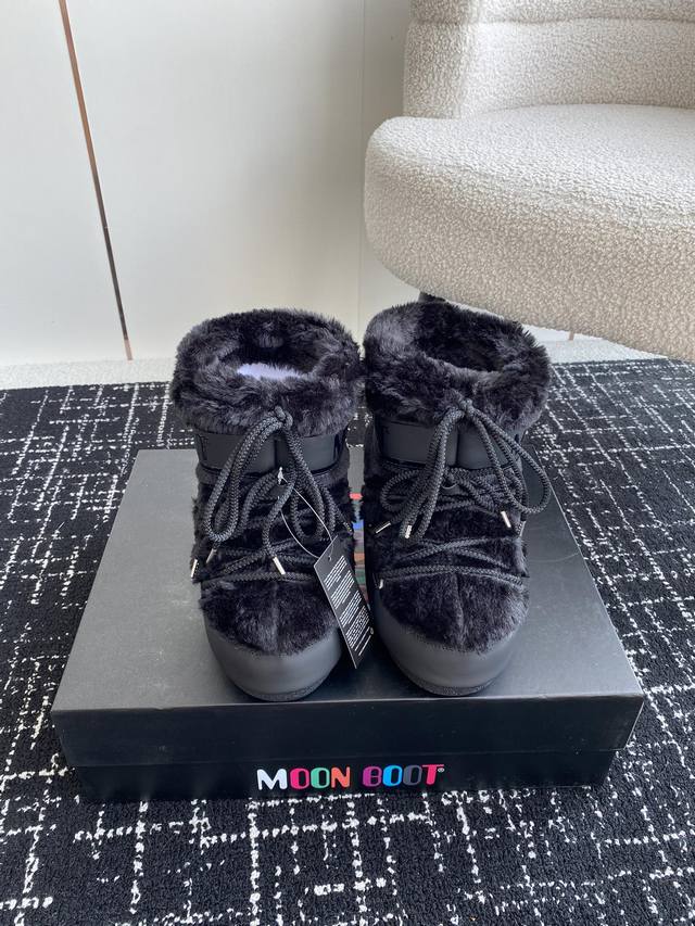 代购级短靴 高靴 Moon Boot 24Ss 秋冬最新款雪地靴系列 丑萌雪地短靴 忘了ugg吧，时髦人都在穿moon Boot雪地靴 如果你难以接受ugg的复